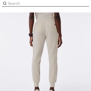 FIGS ZAMORA JOGGER PANT SIZE SMALL COLOR BONE